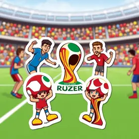 troca de figurinhas da Copa do Mundo