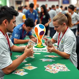 troca de figurinhas da Copa do Mundo