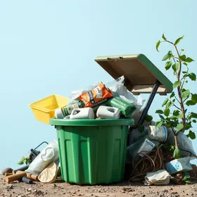destino dos materiais recicláveis