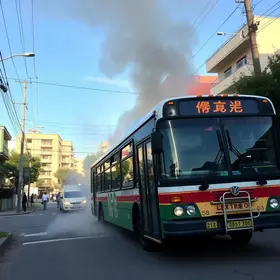 ônibus incendiado Cariacica