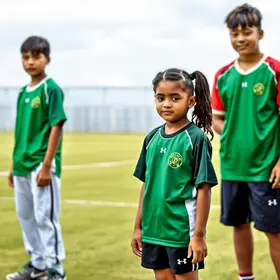 uniformes para adolescentes em projetos esportivos